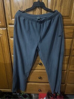 New Balance Men's Dark Gray Fleece Joggers